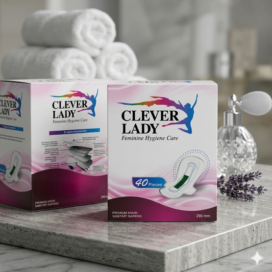 Clever Lady Anion Sanitary Napkins  40 Pad I 290 MM Pack 2