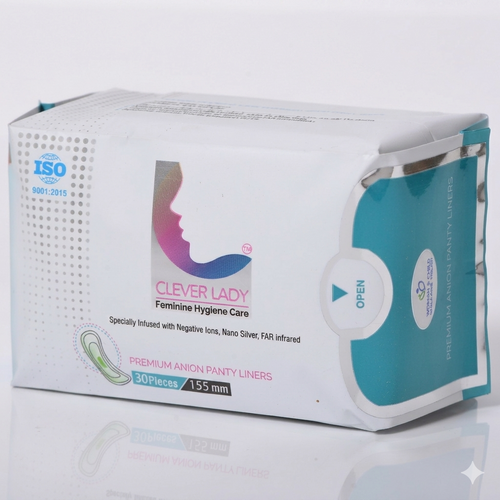 Clever Lady Anion Panty Liners 30pieces I 155MM Pack of 1